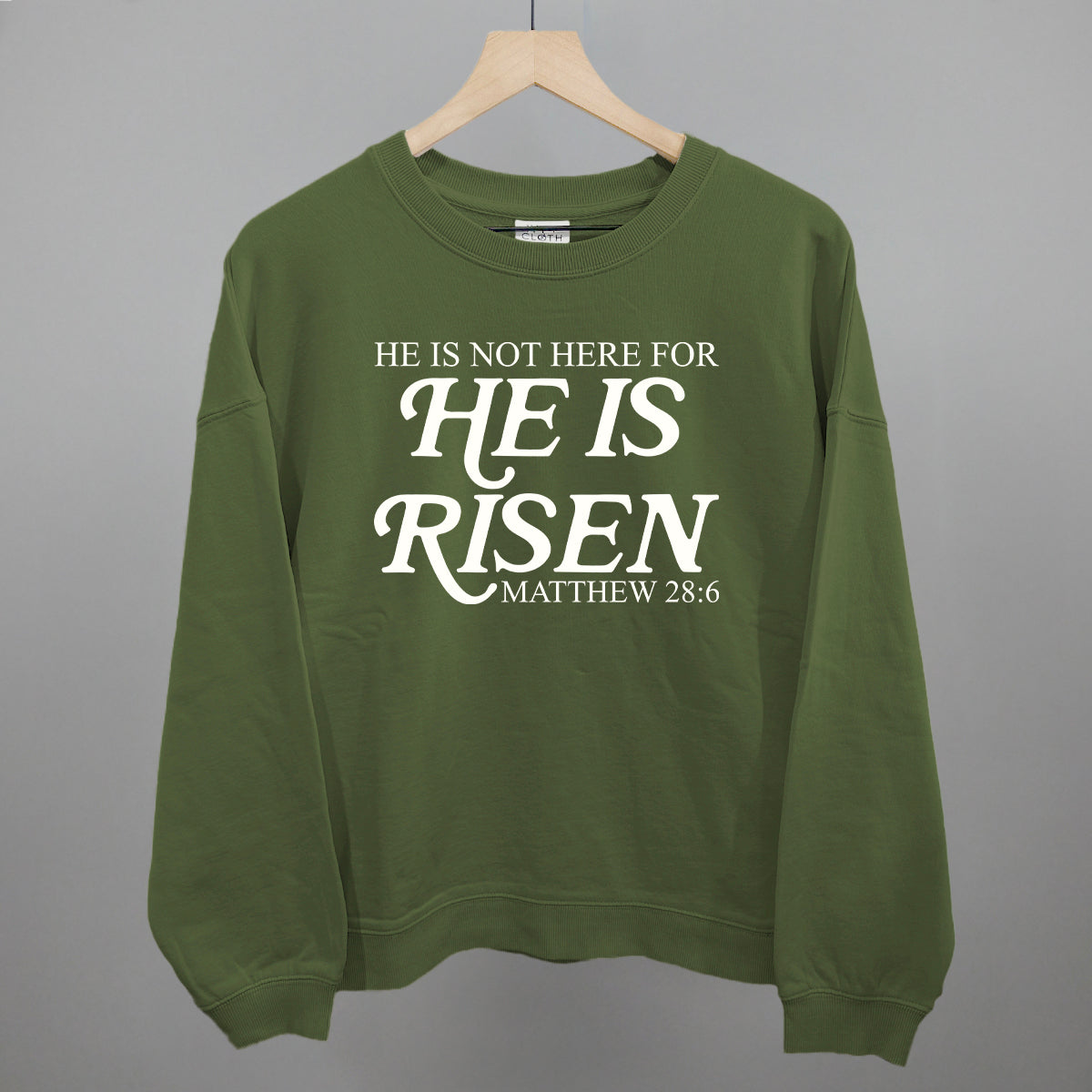 He Is Not Here For He Has Risen (Cream)
