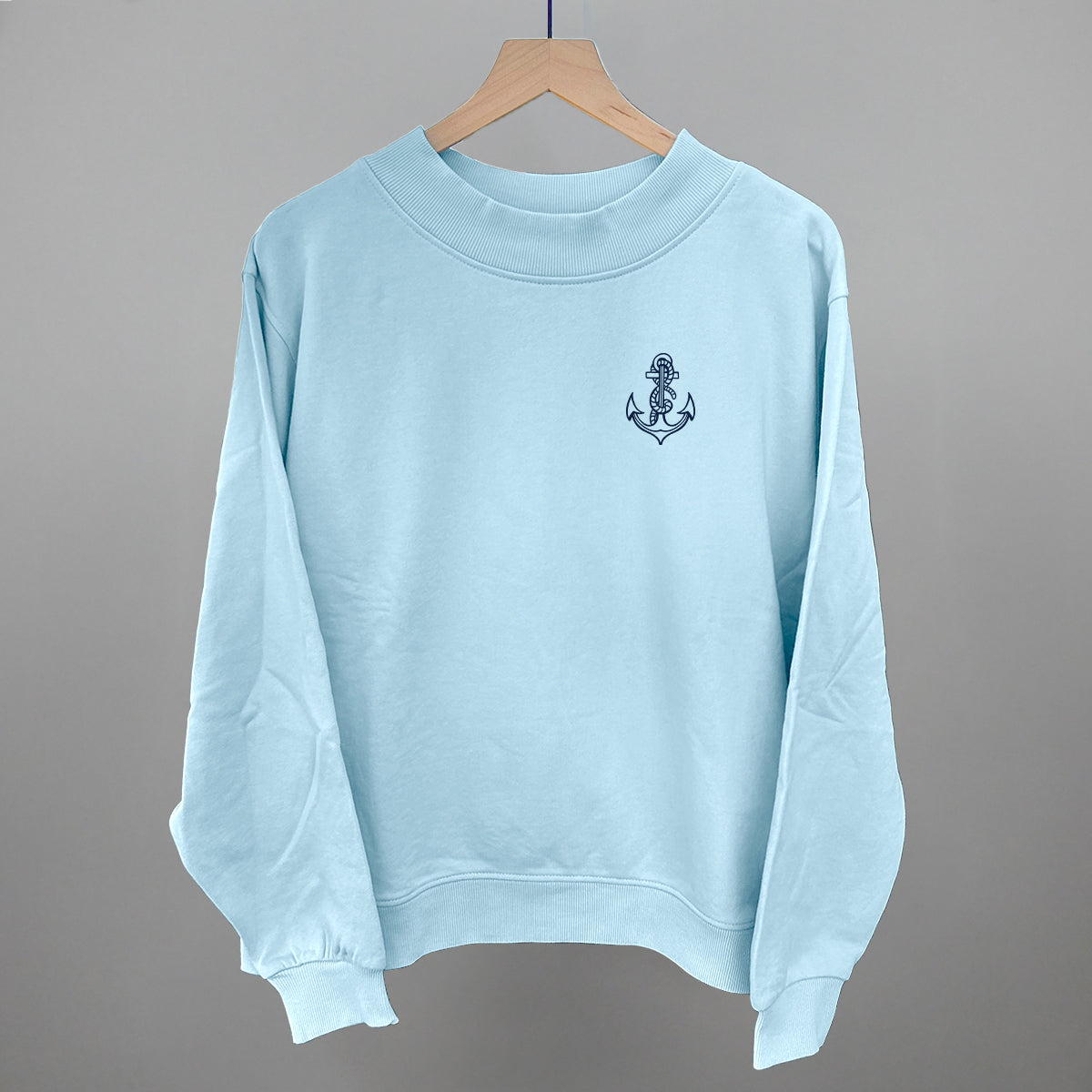 Anchor Doodle (Navy Blue) (Left Chest)