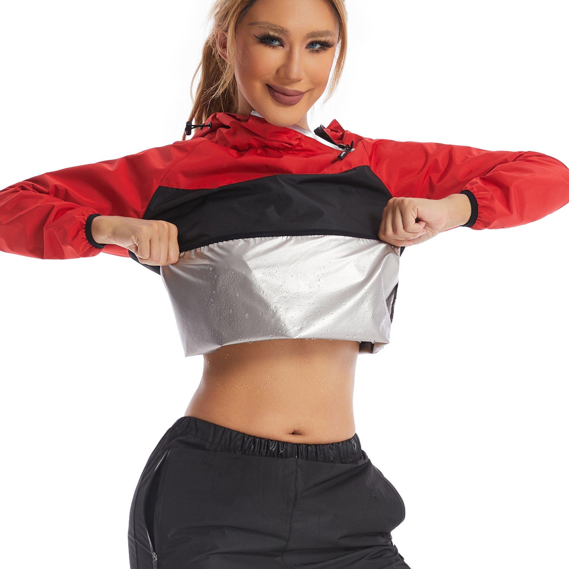 Unisex Quick-Dry Hooded Yoga Tracksuit Set