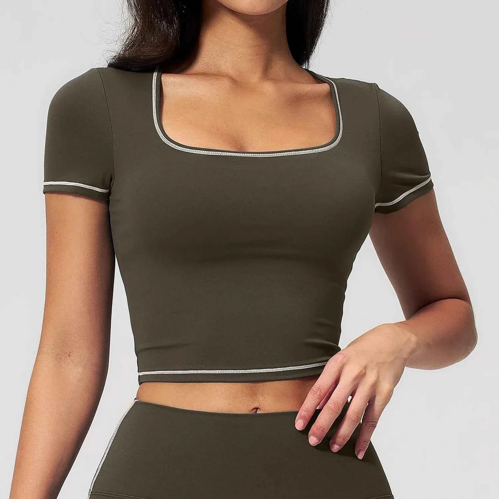 Women's Short Sleeve Yoga Top