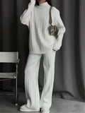 Autumn Winter Knitted Women's Tracksuit Set