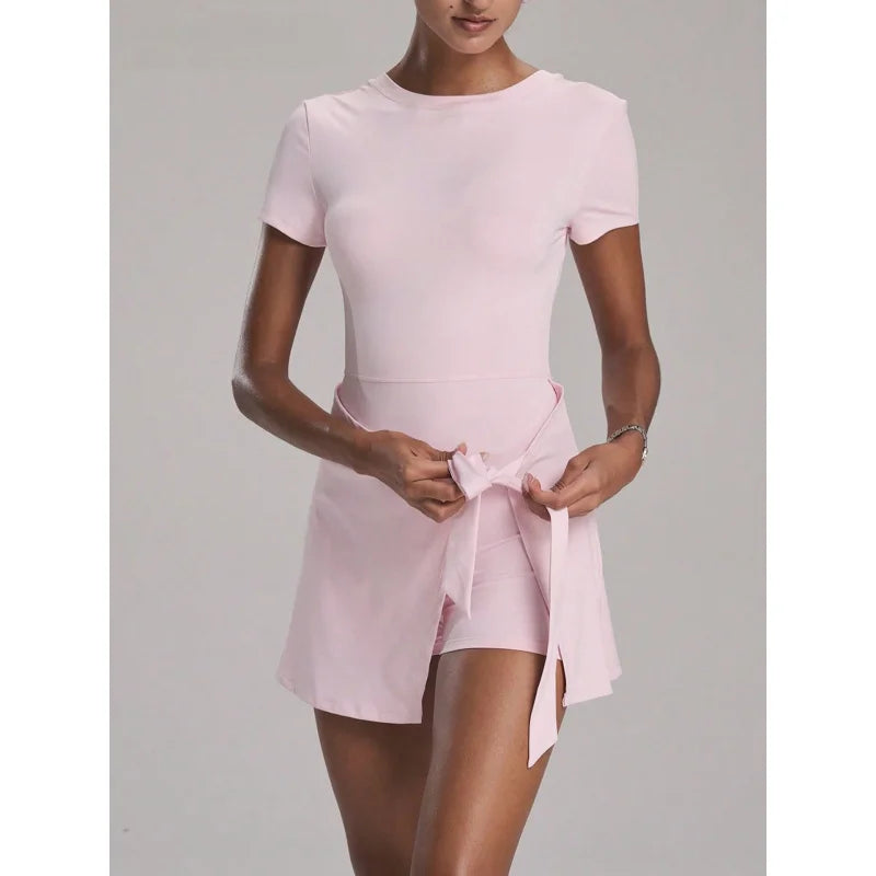 FUBEIKE Anti-Exposure Sports Dress