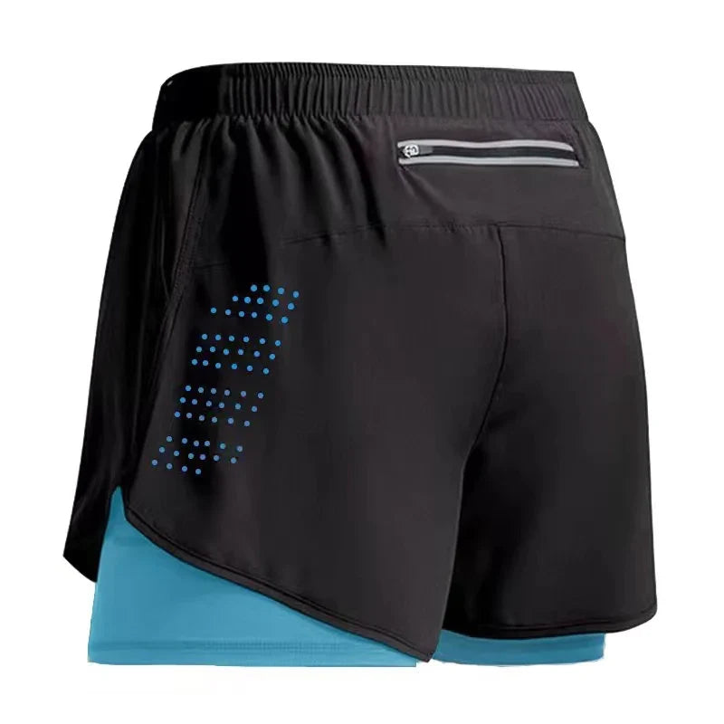 Men's Running Shorts 2 In 1 Quick Dry