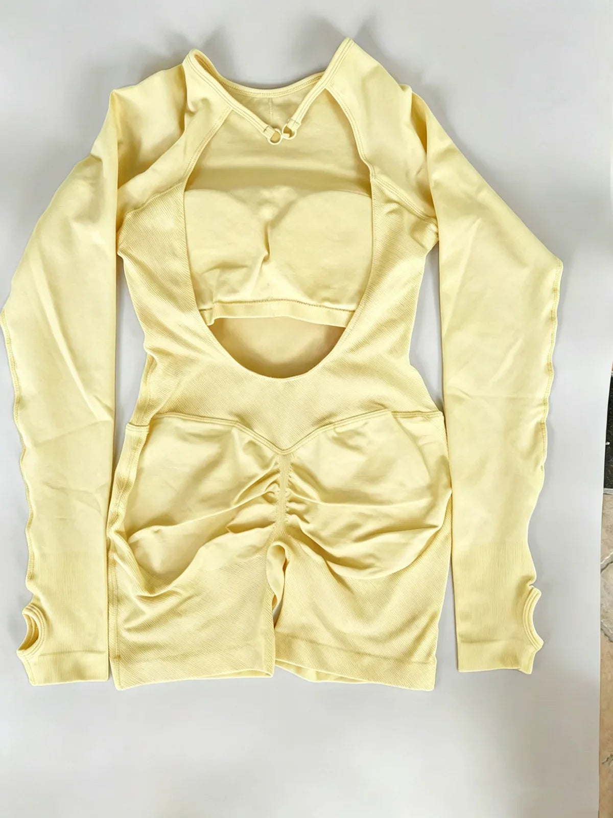 Women’s Seamless Backless Activewear Bodysuit