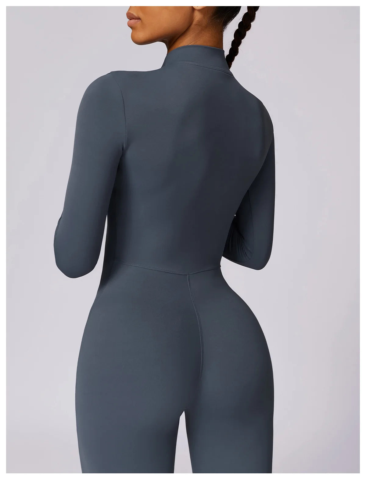 Yoga Jumpsuit Long Sleeved Zipper Rompers