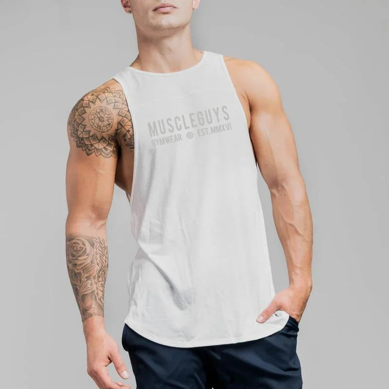 Men's Cotton Gym Muscle Tank Top Vest