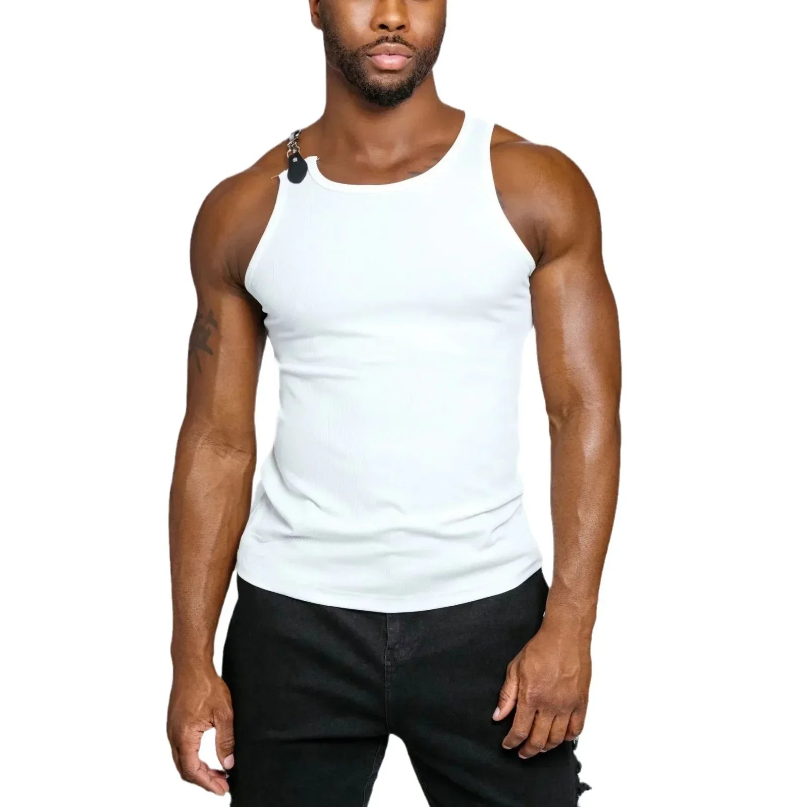 Men's Chain Strap Streetwear Tank Top