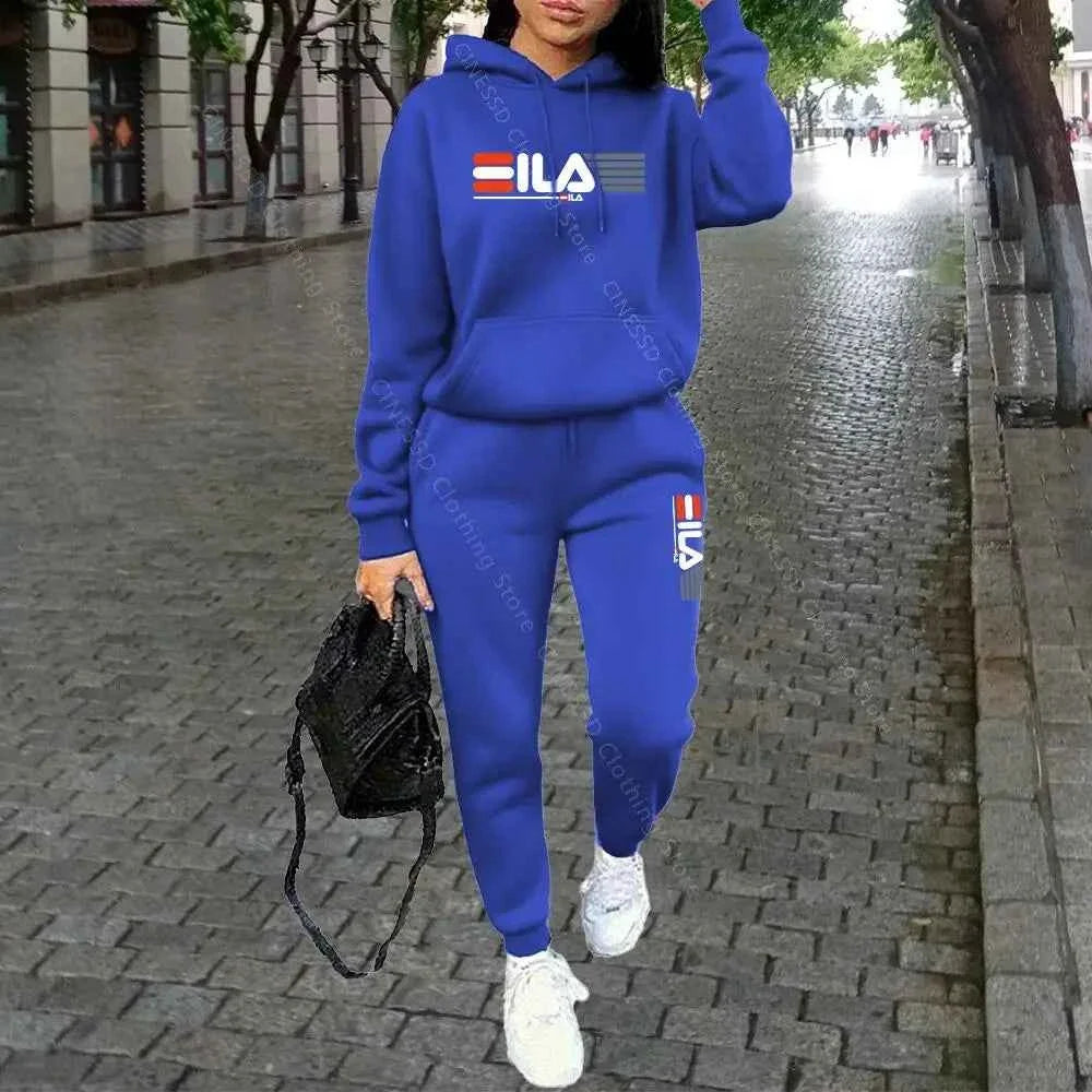 Women's Luxury Hoodie & Pants Streetwear Set