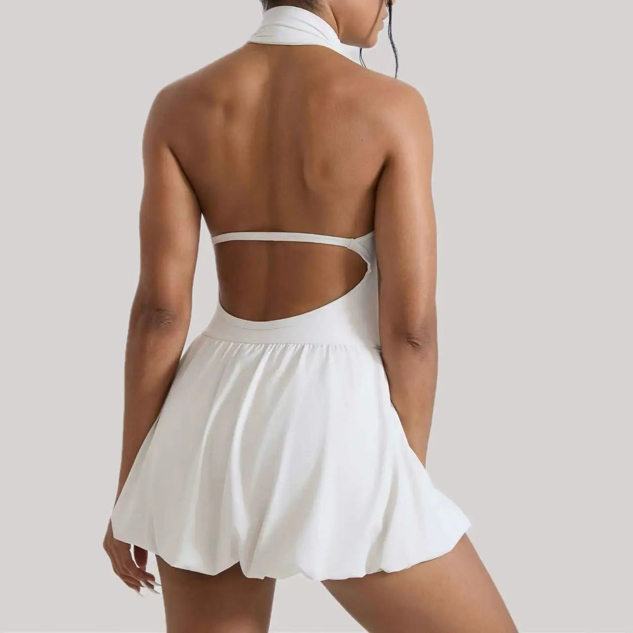 Ningyu High Neck Quick-Dry Tennis Golf Dress