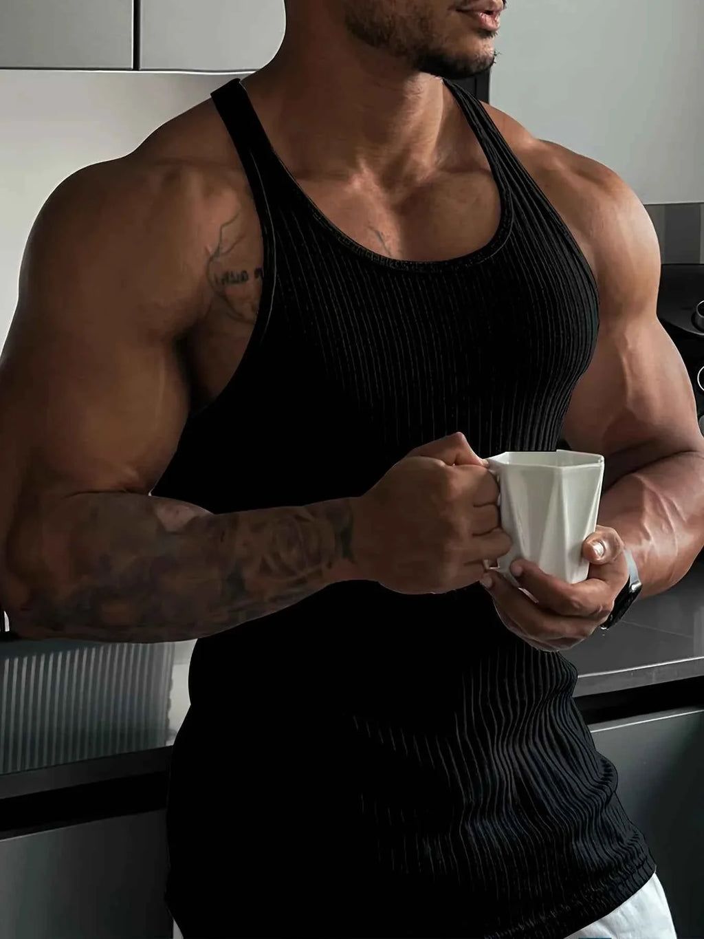 Men's Quick-Dry Slim Fit Gym Tank Top
