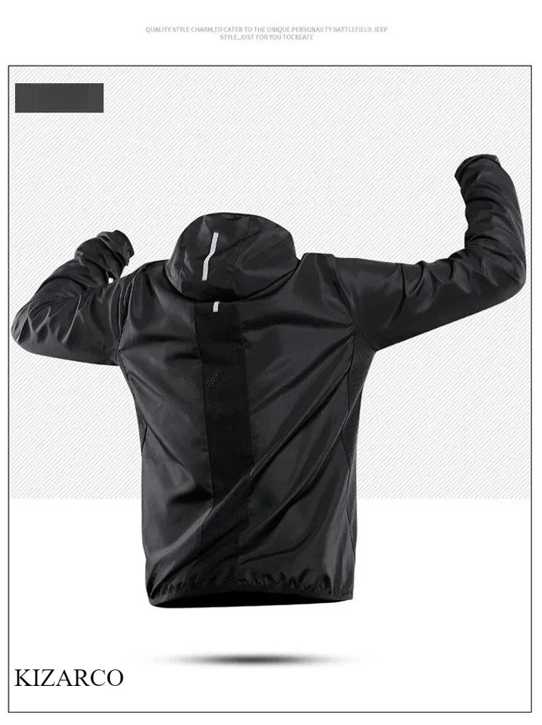 UltraLight Hooded Running Jacket - Windproof & Waterproof