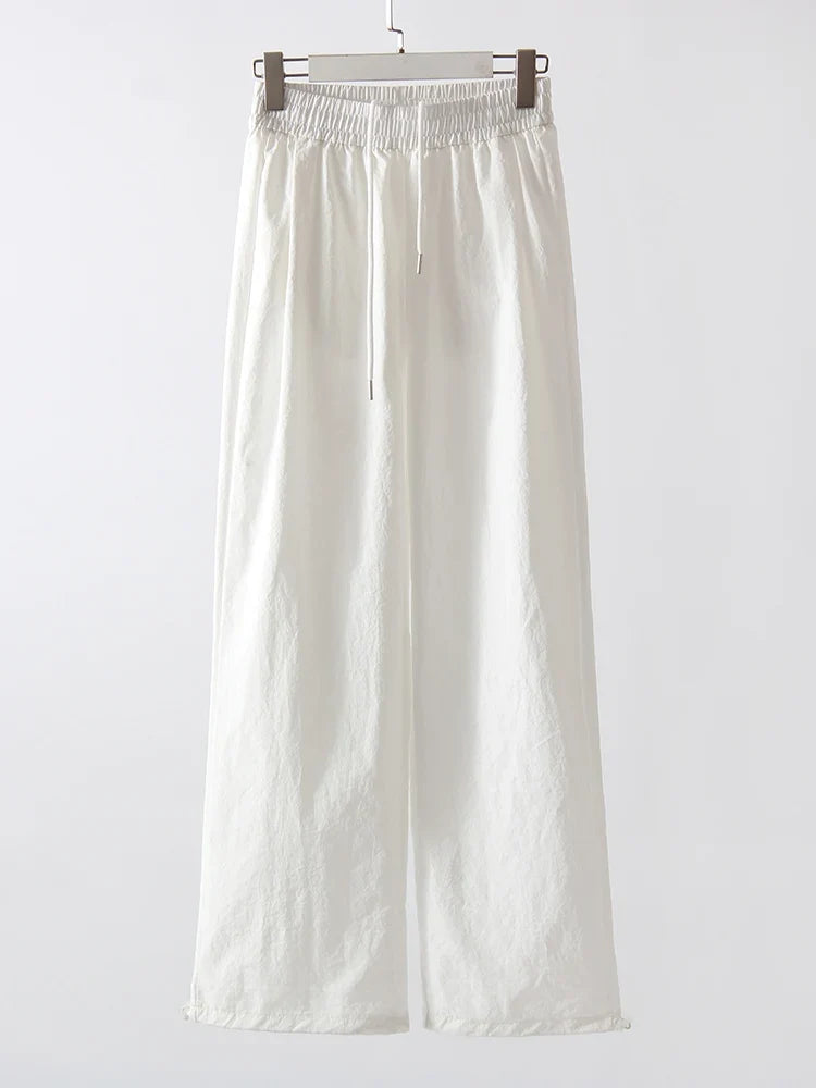 ChicEase High Waist Wide Leg Joggers