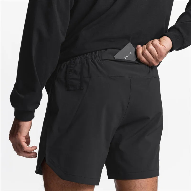 Men's Running Shorts Men Sports Quick Dry