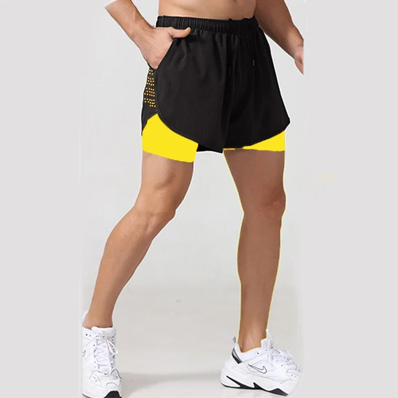 Men's Running Shorts 2 In 1 Quick Dry