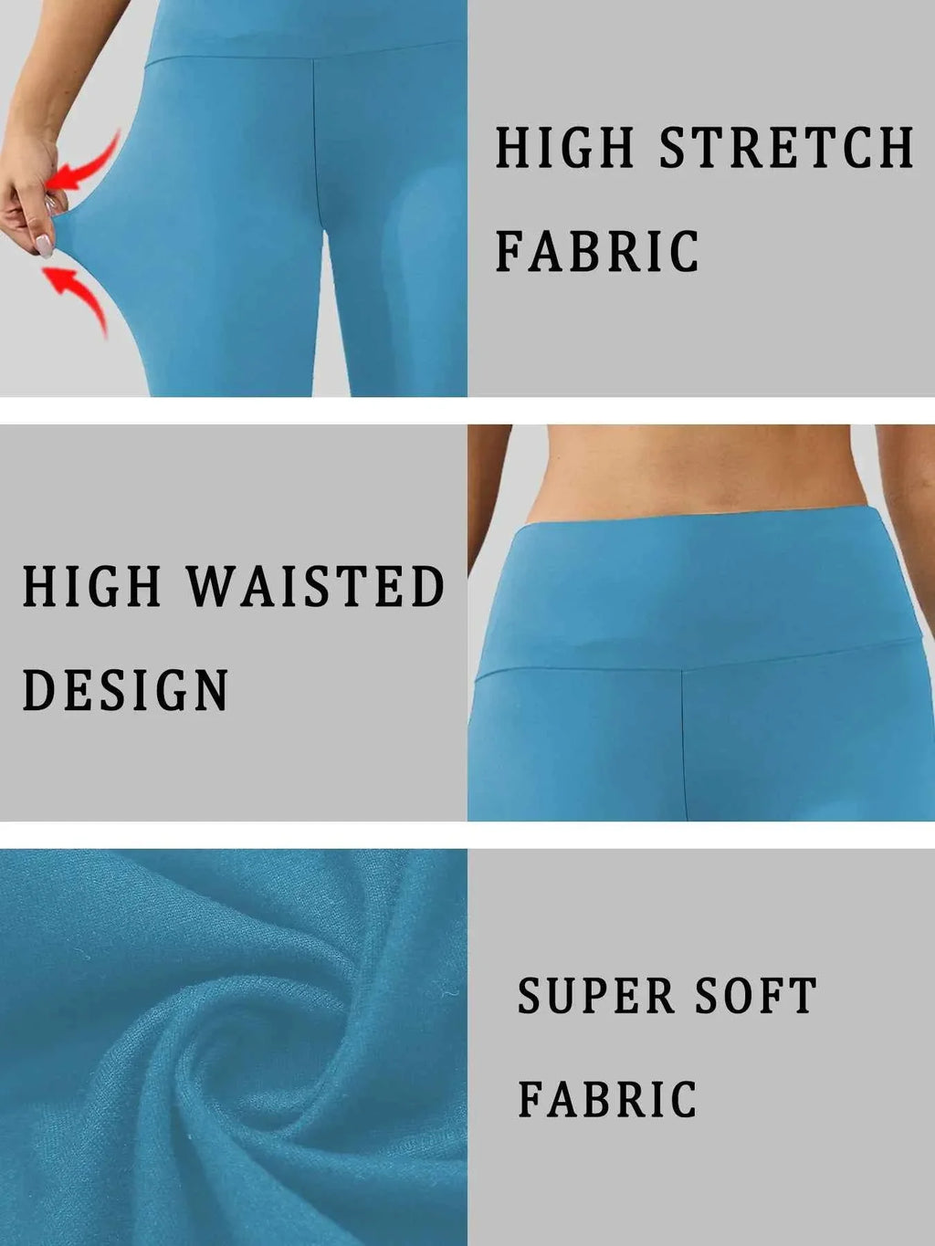 High Waisted Capri Yoga Pants - Tummy Control