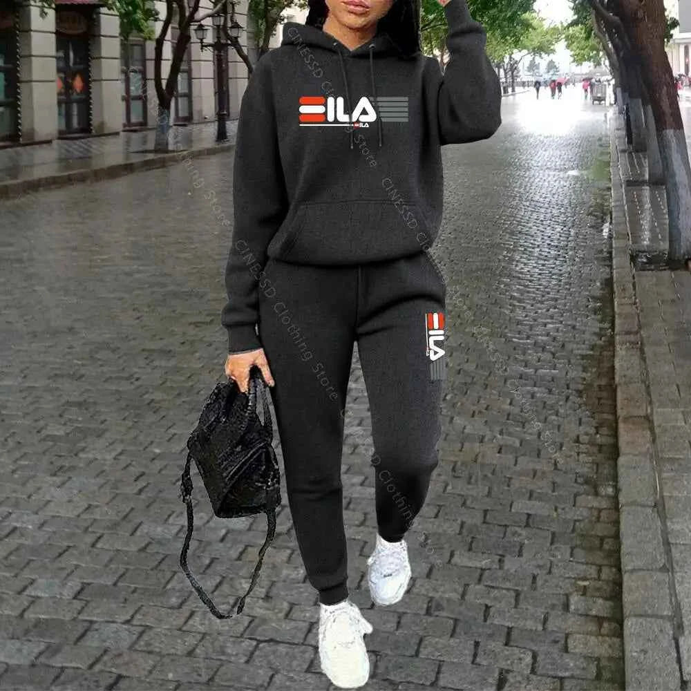 Women's Luxury Hoodie & Pants Streetwear Set