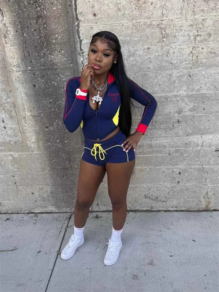 Weird Puss Patchwork Tracksuit 2-Piece Set