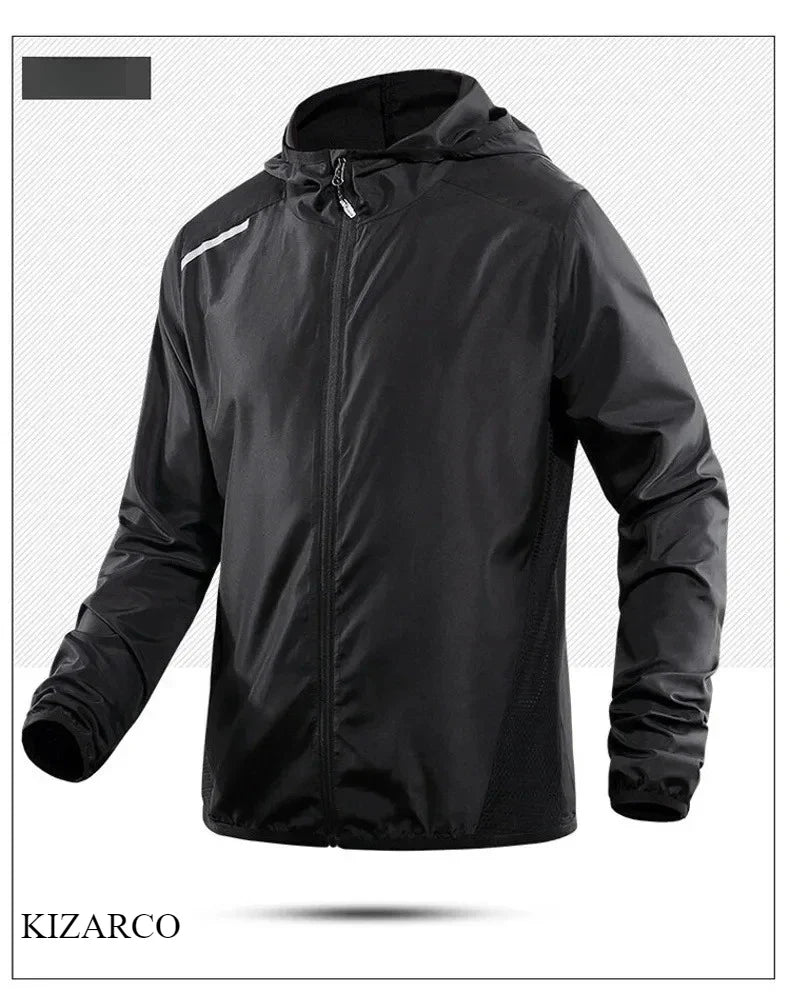 UltraLight Hooded Running Jacket - Windproof & Waterproof