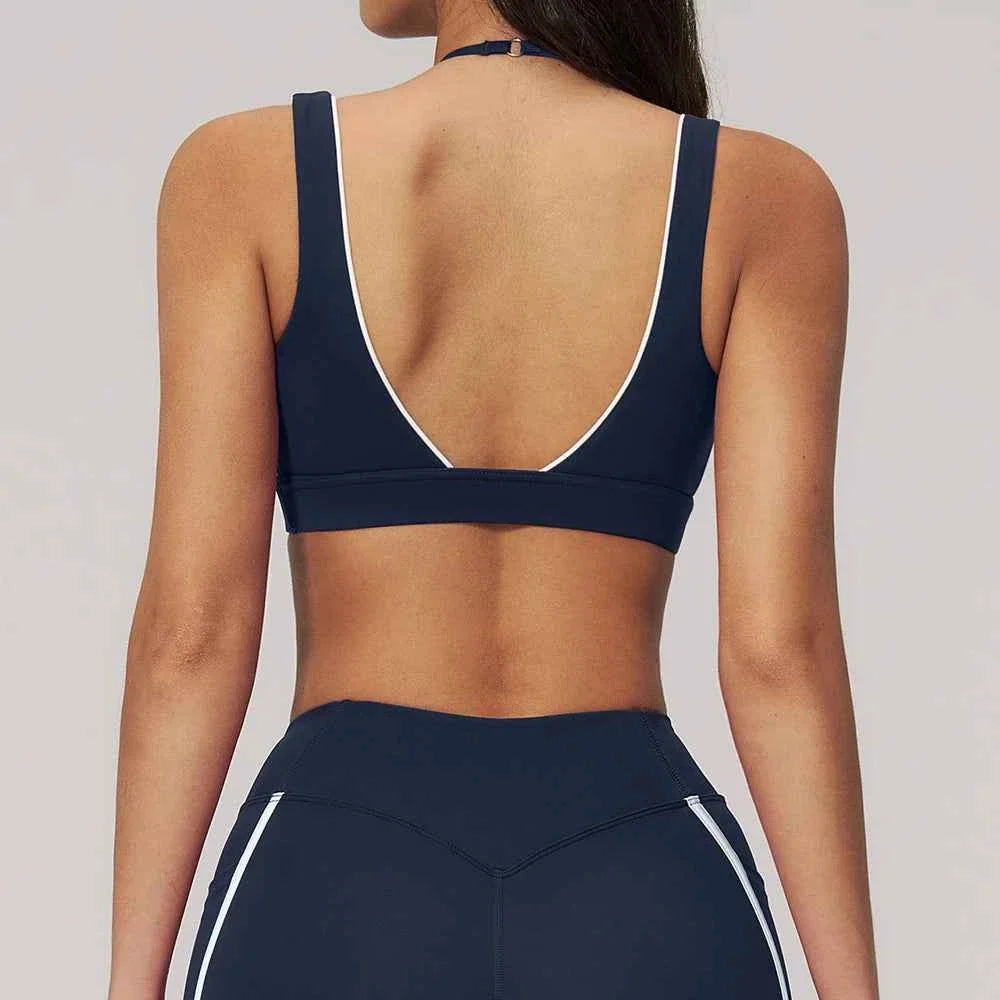 Women's Crossback Sports Bra Crop Top