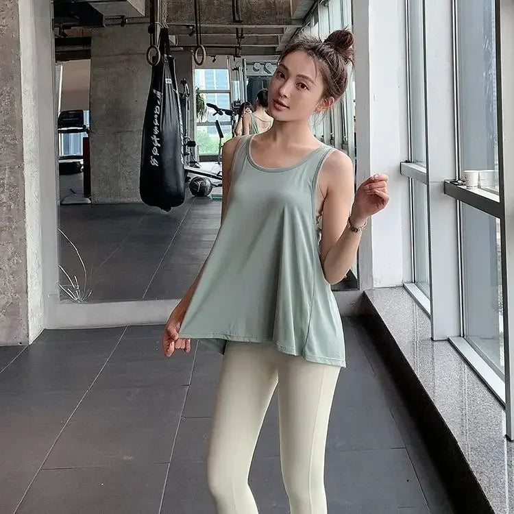 Women's Beautiful Open Back Loose fit Top