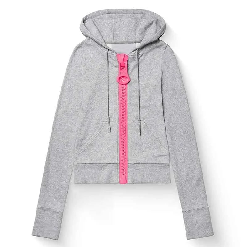 Streetwear Unisex Retro Zip-Up Hoodie
