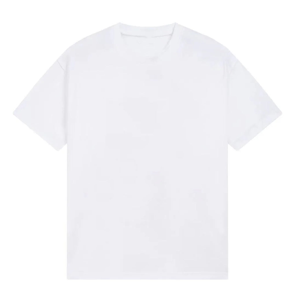 M3en's Abstract Face Print Oversized Streetwear Tee