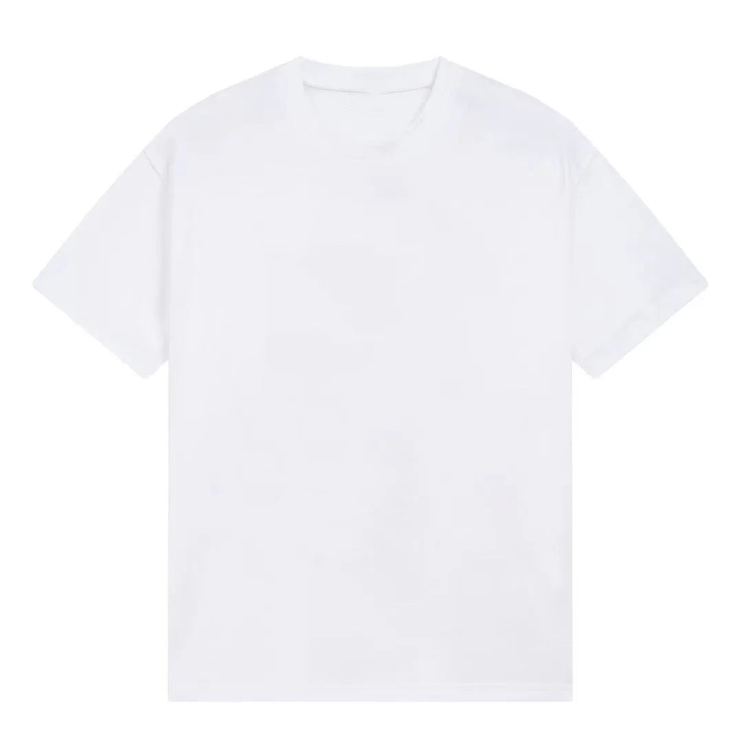 M3en's Abstract Face Print Oversized Streetwear Tee