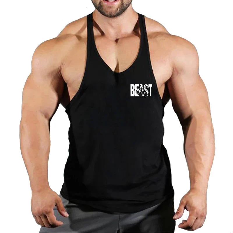 Men's Cotton Gym Tank Top Sleeveless Vest