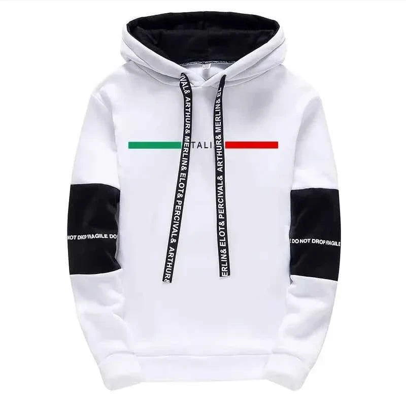 Men's Casual Print Tracksuit Hoodie 2026