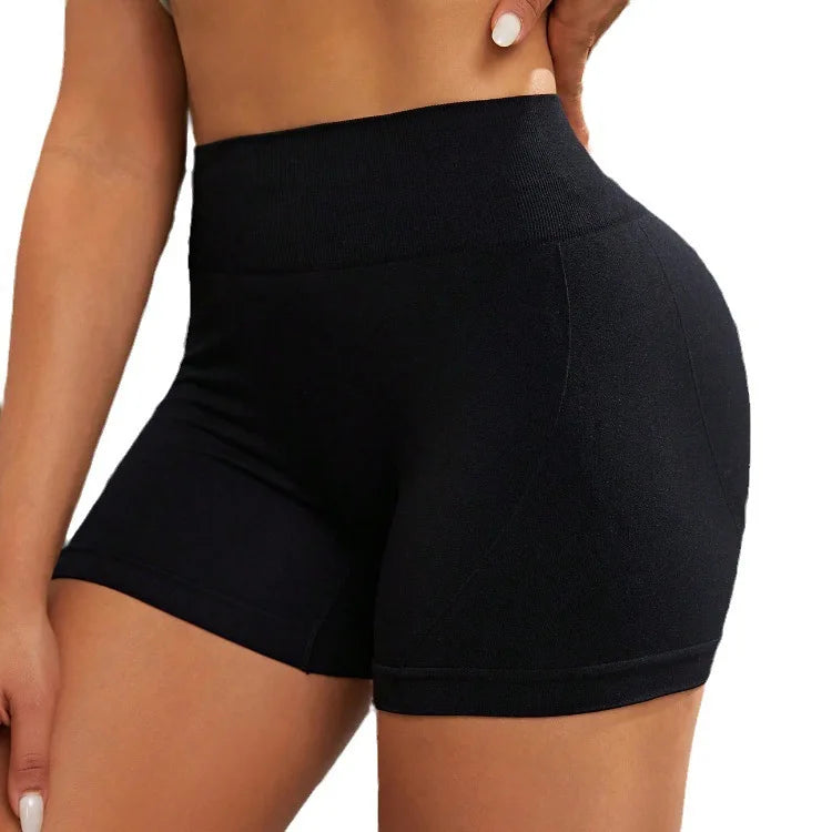 ChicFlex Women's High-Waist Cycling Yoga Shorts