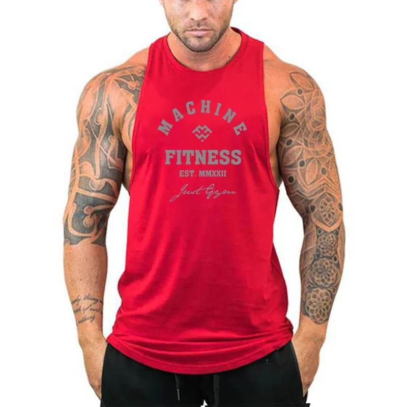 FlexFit Muscle Tank: Men's Cotton Workout Vest