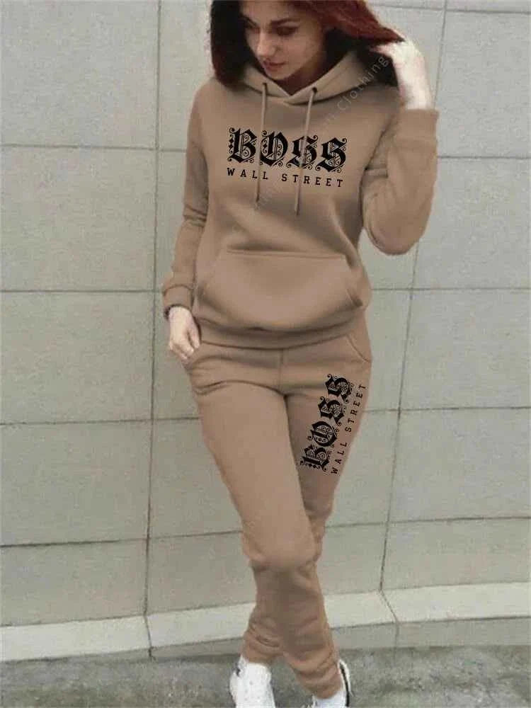 Women's Luxury Hoodie & Sweatpant Tracksuit