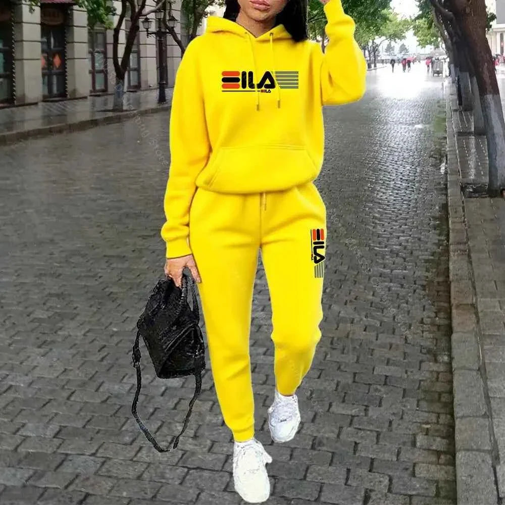 Women's Luxury Hoodie & Pants Streetwear Set