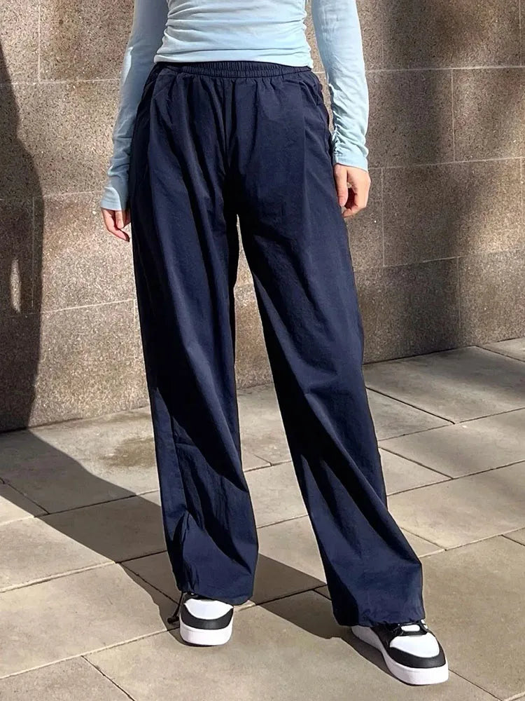 ChicEase High Waist Wide Leg Joggers