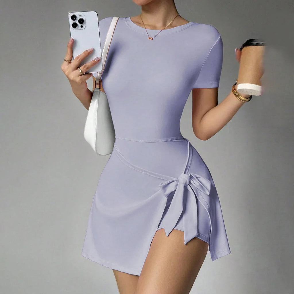 FUBEIKE Anti-Exposure Sports Dress