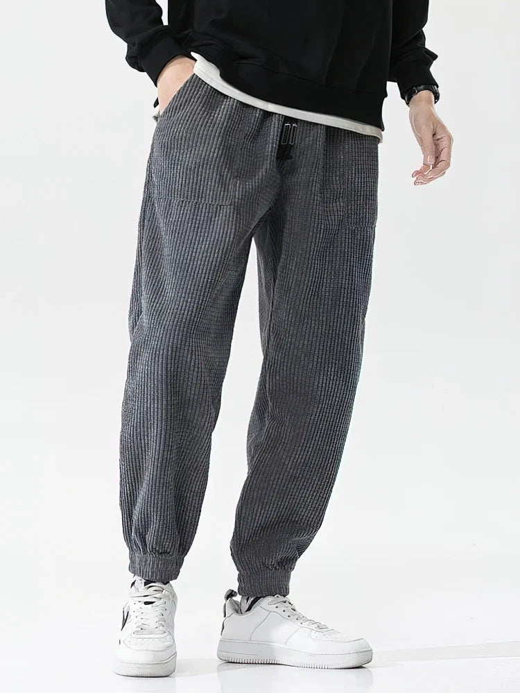 CozyRide Thermal Corduroy Joggers - Men's Sport Fit