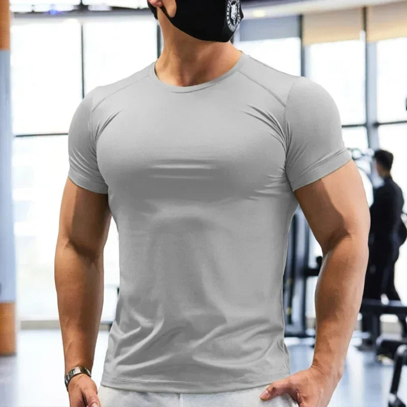 Man Plus Size Dry Fit Men's Sports T-shirts
