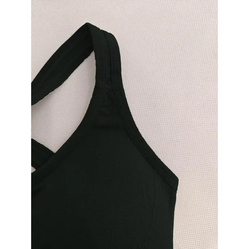 Seamless Push Up Yoga Tank Bra