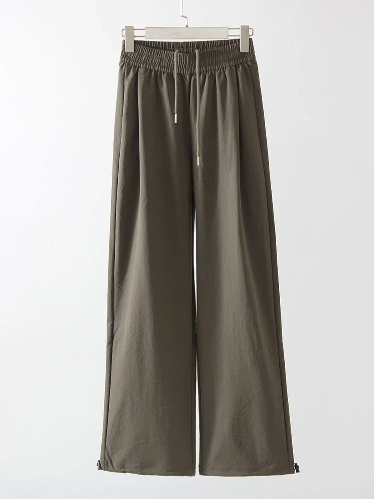 ChicEase High Waist Wide Leg Joggers