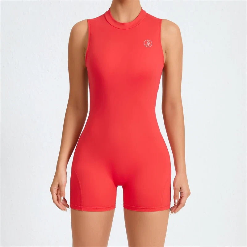 Allure Women's Backless Sport Jumpsuit Playsuit