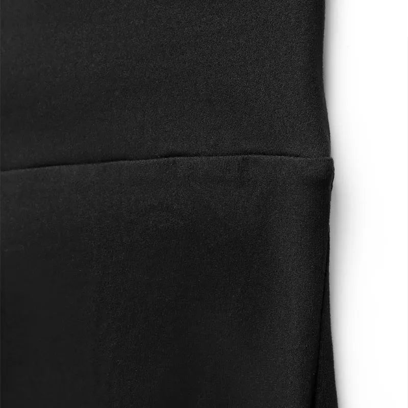 Sporty Jumpsuits Black Women Backless Fashion O-Neck