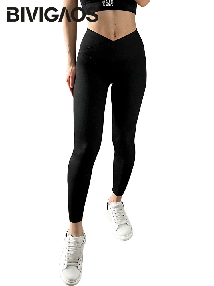 V-Lift Sharkskin High-Waist Leggings