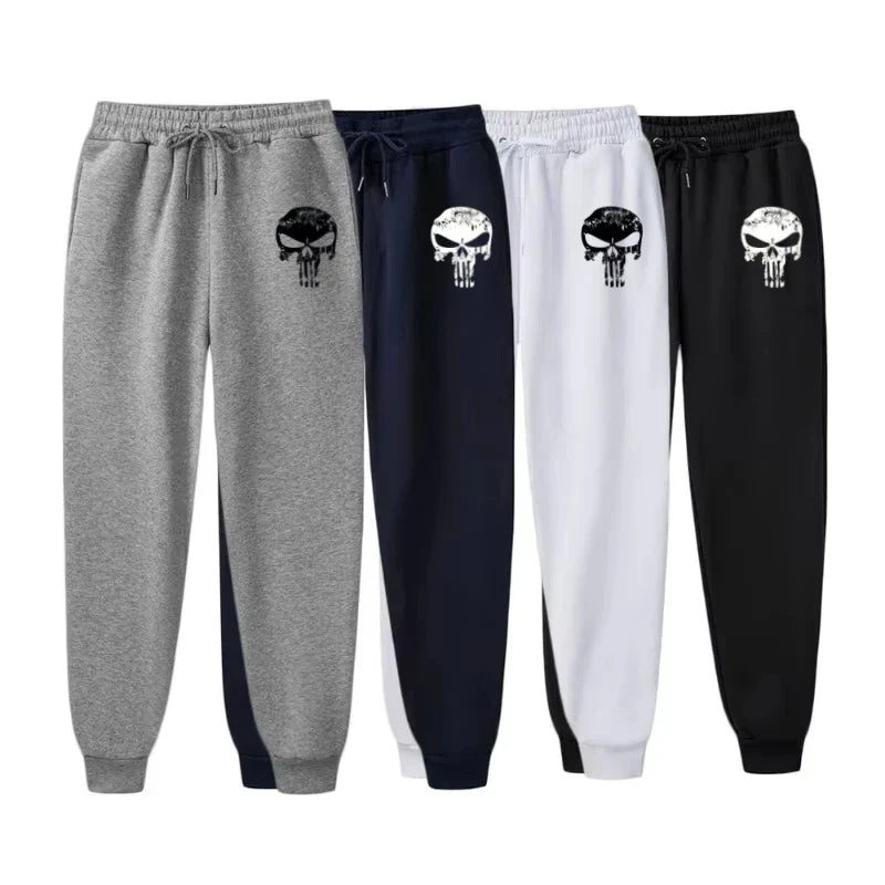 Men's Premium Cotton Gym Pants - Elastic Waist