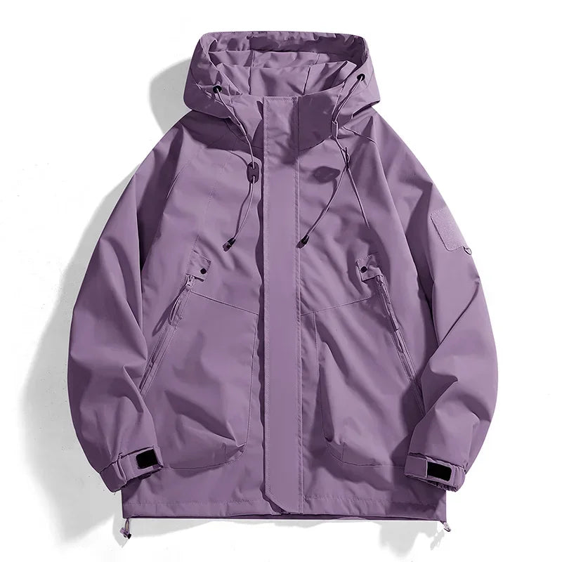 CHRLCK Unisex Waterproof Running Windbreaker