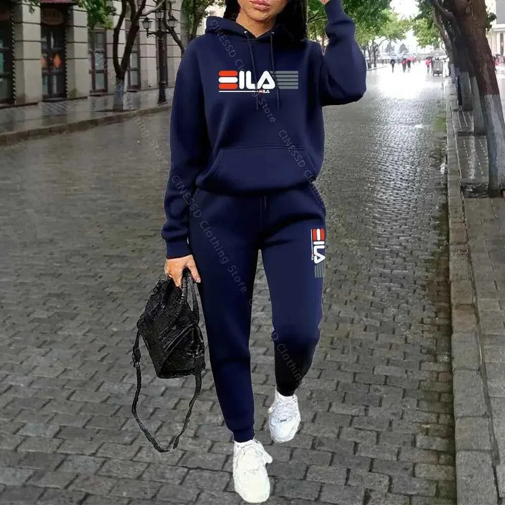 Women's Luxury Hoodie & Pants Streetwear Set