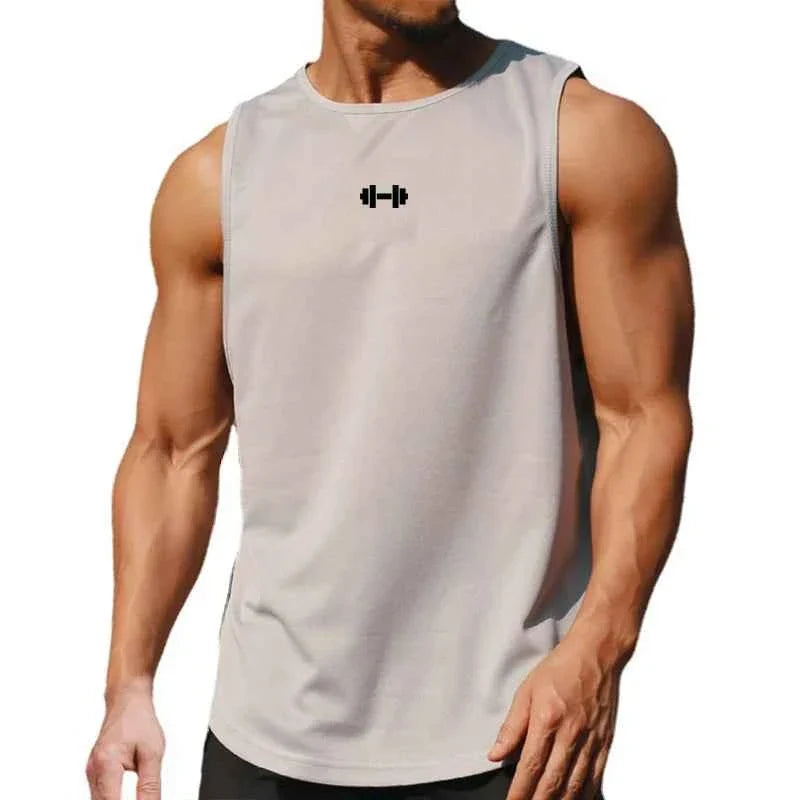 BreezeFit Men's Quick-Dry Gym Tank Top