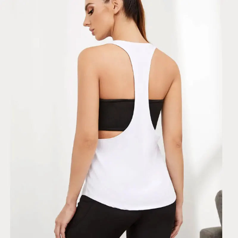 Women's Quick Dry T-Shaped Sports Vest