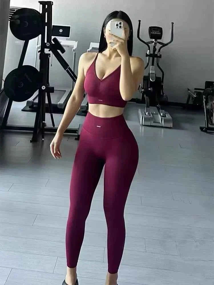High-Waisted Women's Exercise Suit