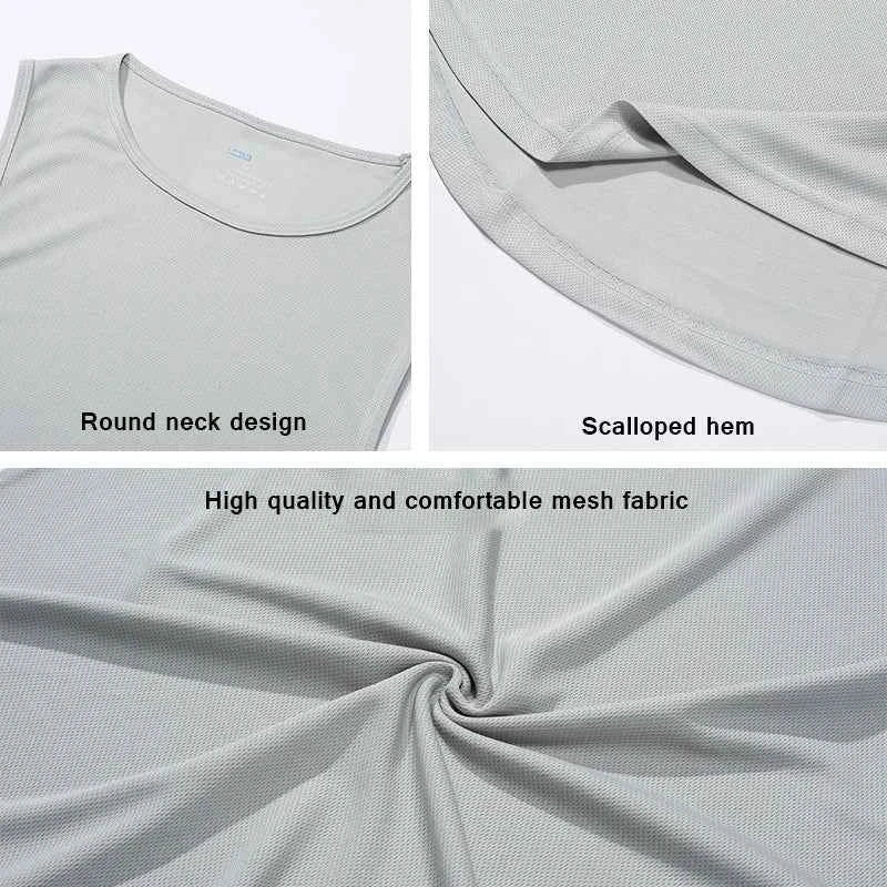 BreezeFit Men's Quick-Dry Gym Tank Top