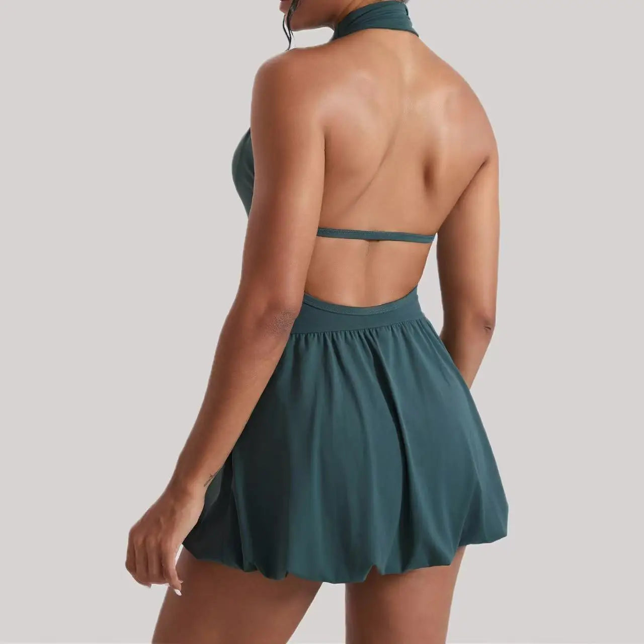 Ningyu High Neck Quick-Dry Tennis Golf Dress